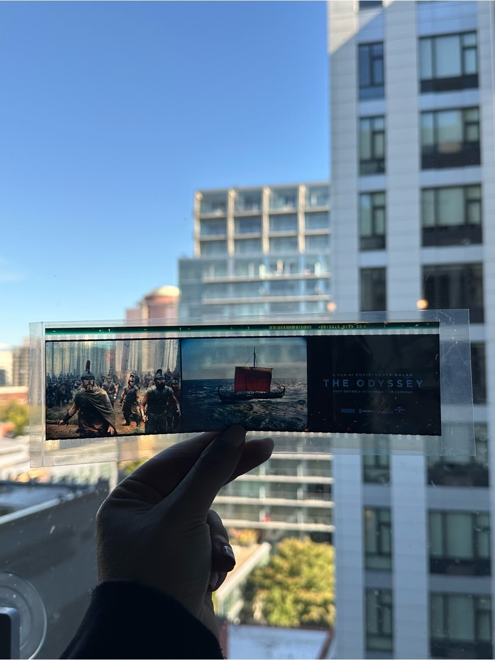 The Odyssey IMAX 70mm Filmstrip - Weekend 2 IN HAND - SHIPS FAST/SECURE IN BOX